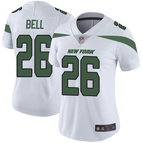 New York Jets Limited White Women LeVeon Bell Road Jersey NFL Football #26 Vapor Untouchable->youth nfl jersey->Youth Jersey
